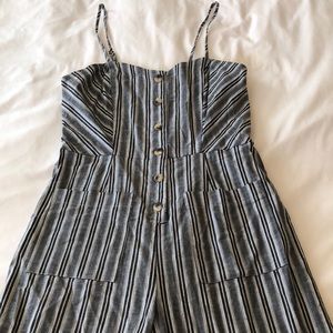 Striped jumpsuit